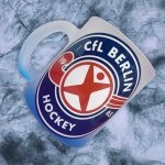 Tasse 330ml satiniert blau - CfL Logo